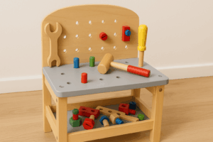 Geschenkidee: Werkbank aus Holz